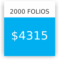 2000 folios